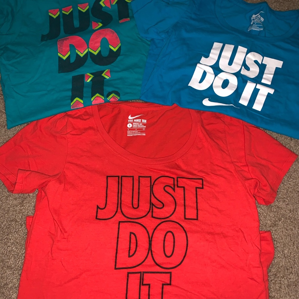 Three Nike tees